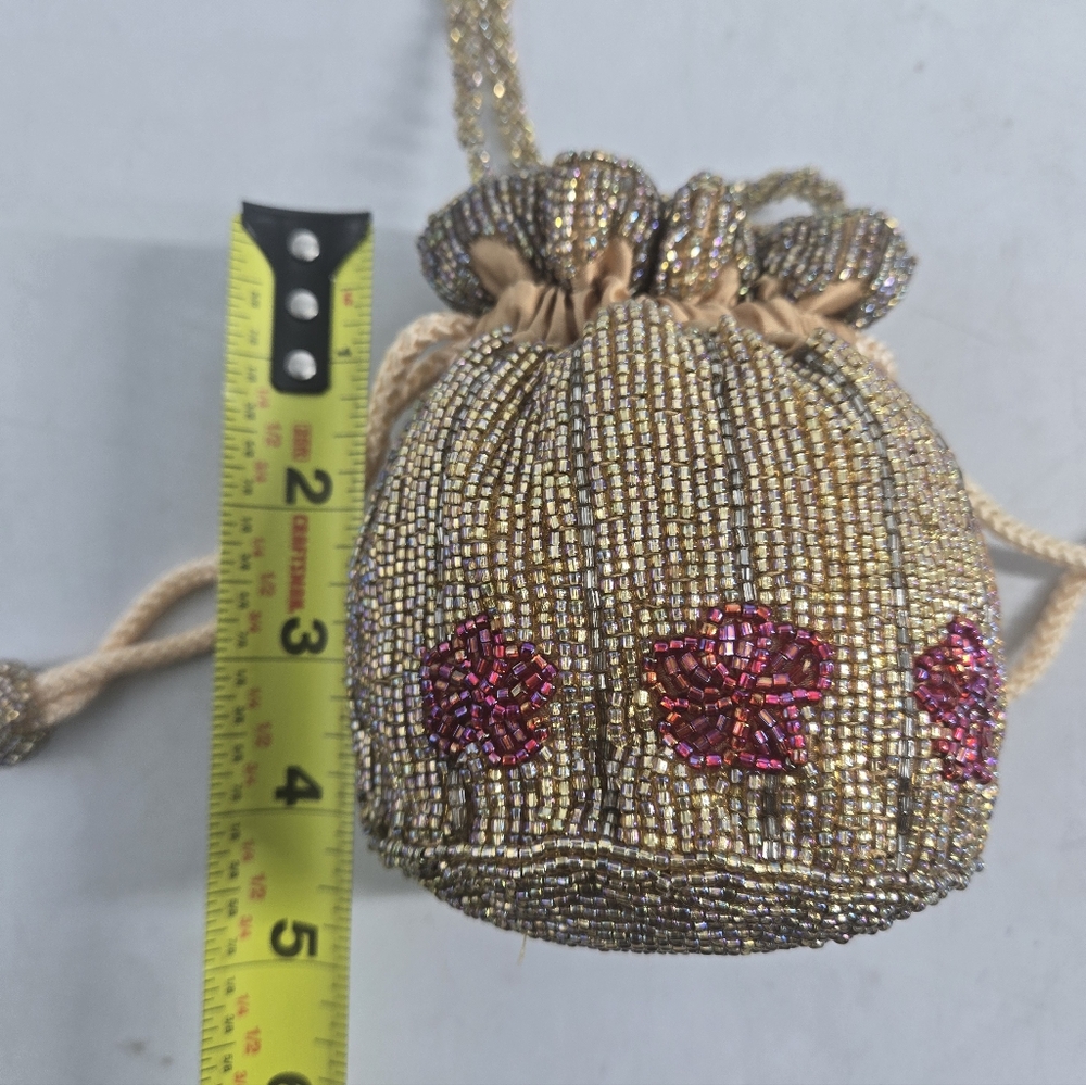 Inge Christopher Beaded Drawstring Mini Crossbody - image 5